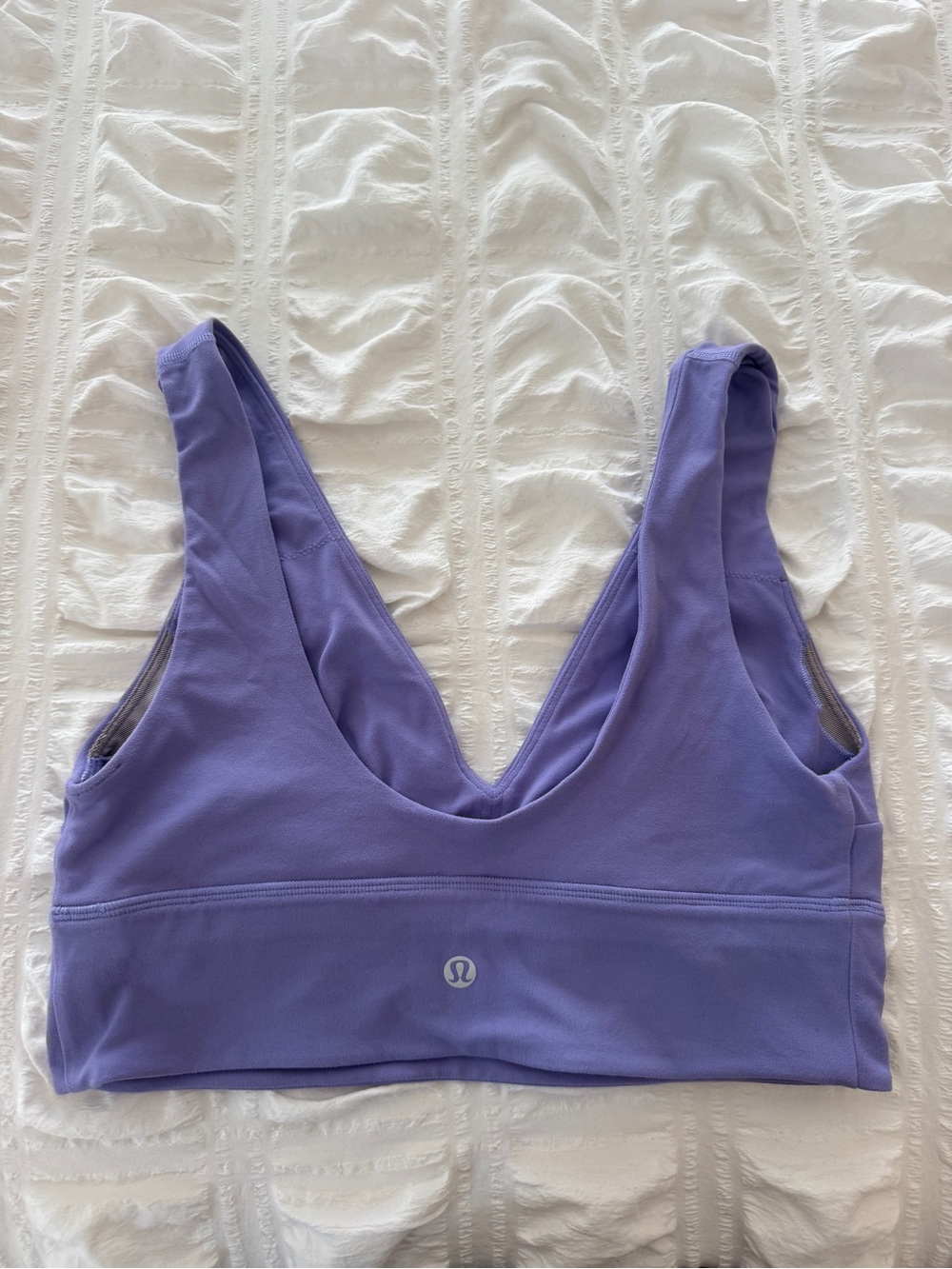 Lululemon lavender size 8 Align v-neck sports bra